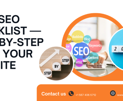 2026 SEO CHECKLIST — STEP-BY-STEP AUDIT YOUR WEBSITE