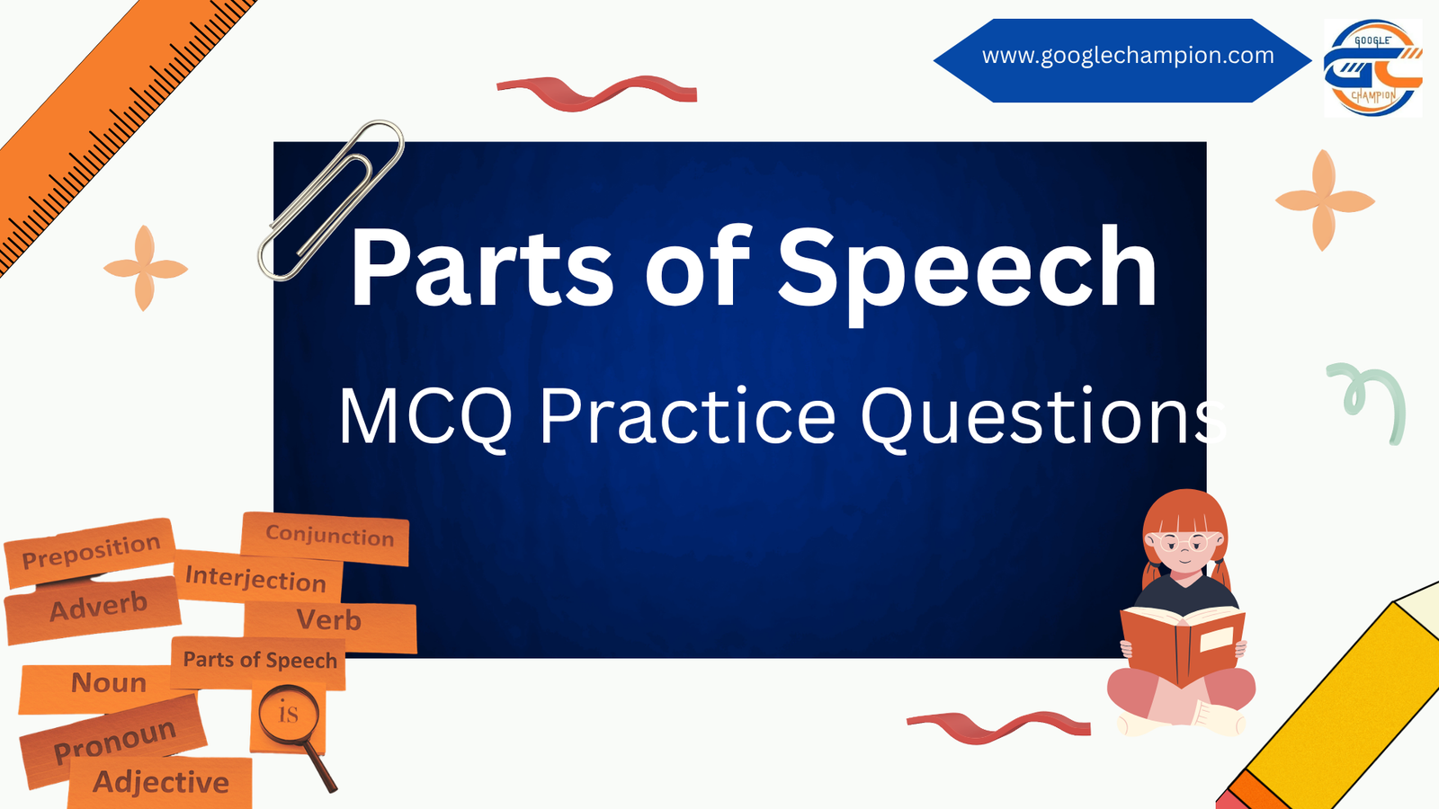 Parts of Speech – MCQ Practice Questions